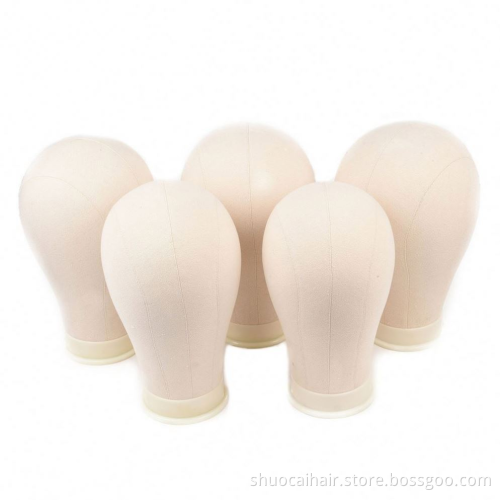 Canvas Block Head Display Styling Training Mannequin Head Mannequin Manikin Head Wig Stand Free Get T Needle Holder